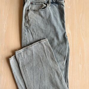 Abercrombie & Fitch Gray Straight Leg Jeans